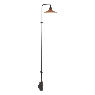 Bover Nástěnné svítidlo Bover LED Platet A/06, černá/terakota, 154 cm