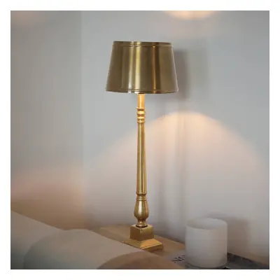 Markslöjd Stolní lampa Metallo, barva staromosaz, kov, výška 66 cm