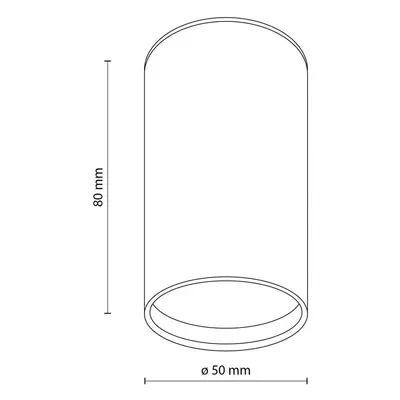 TK Lighting Stropní svítidlo Top, jednoplamenné, hnědé