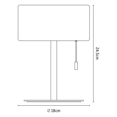 Calex Nabíjecí stolní lampa Calex LED, IP44, tahový spínač