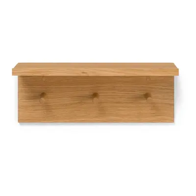 ferm LIVING ferm LIVING úložný regál Place Rack, délka 45 cm, háček, dřevo