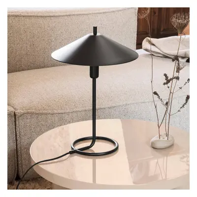 ferm LIVING ferm LIVING Stolní lampa Filo, černá, kulatá, železo, 43 cm