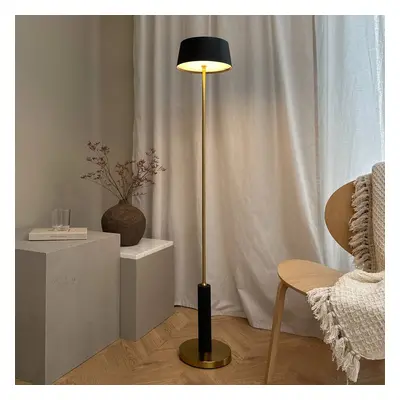 Dyberg Larsen Dyberg Larsen LED nabíjecí stojací lampa Yoyo, černá, výška 125 cm