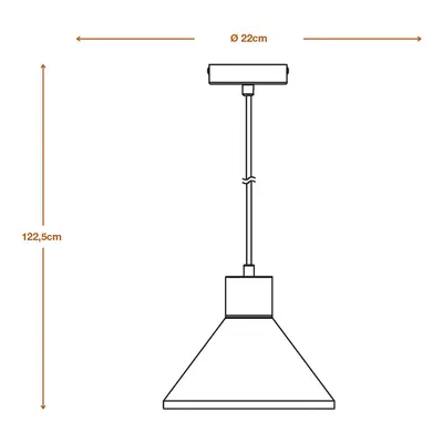 LEDVANCE Závěsné svítidlo LEDVANCE Concrete Wood, Ø 22 cm, beton, šedá barva