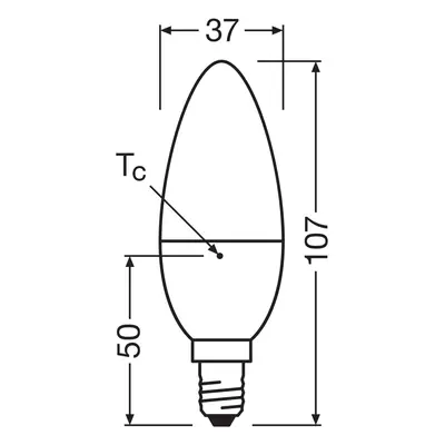 OSRAM OSRAM LED svíčka Relax/Active/Sleep E14 4,9W matná 827/840