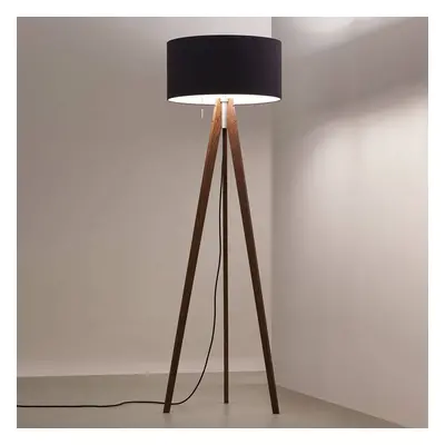 Waldmann LED stojací lampa Vivaa Free Wood 930 jasan černá