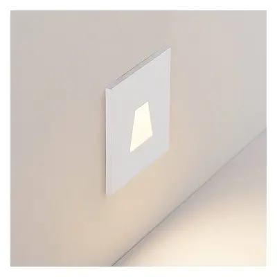 Molto Luce Molto Luce LED vestavné svítidlo Wall 68R IP44 SQ, bílé, hliník, CCT