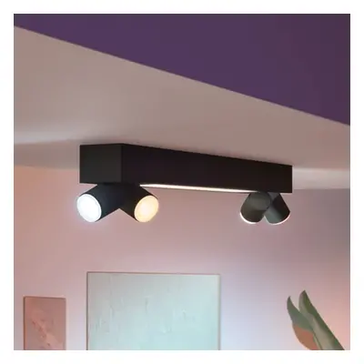 Philips Hue Philips Hue LED stropní spot Centris černý 4 světla RGB CCT