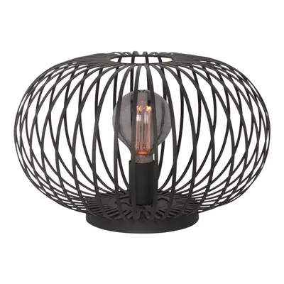 Freelight Stolní lampa Aglio, Ø 40 cm, černá, kov