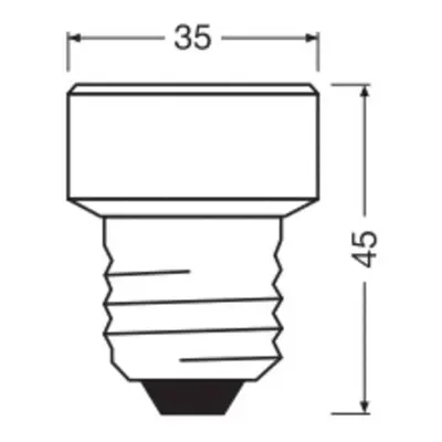 OSRAM OSRAM LED Star Flat E27 3,5W 2 700K 3-Step-dim výměnný kroužek