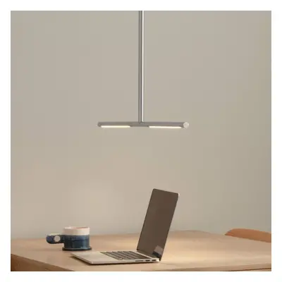 UMAGE Závěsné svítidlo UMAGE LED Omni, ocelová barva, 2 světla, 74 cm