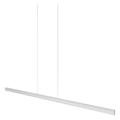 Steinhauer Závěsné svítidlo LED Bande, 150 cm, ocelová barva, CCT, stmívač