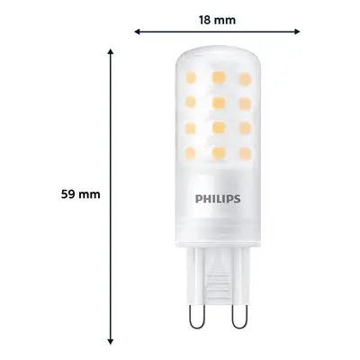 Philips LED svítidlo Philips, G9, 4W, matné, 480lm, 2 700K, stmívatelné