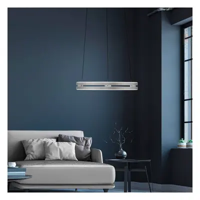 PURE PURE LED závěsné světlo E-Loop hliník Ø 50 cm Hliník CCT