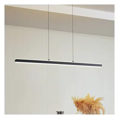 Lucande Lucande Pendolo LED závěsné svítidlo, černá, hliník, 120 cm