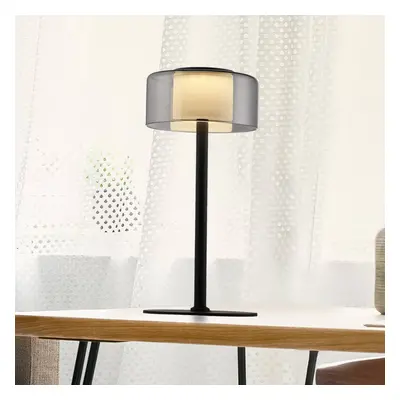 Paul Neuhaus Paul Neuhaus LED stolní lampa Rika, sklo, výška 33 cm, stmívatelná