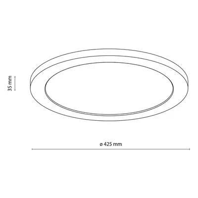 TK Lighting Panel Aqua LED, buk, Ø 42,5 cm, 36 W