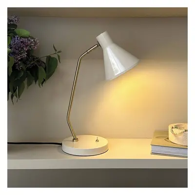 Dyberg Larsen Stolní lampa Dyberg Larsen Sleep, tmelově bílá, výška 43,3 cm