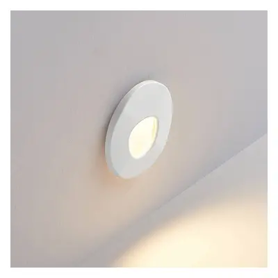 Molto Luce Molto Luce LED vestavné svítidlo Wall 68R Sina IP44 RD, bílé, CCT