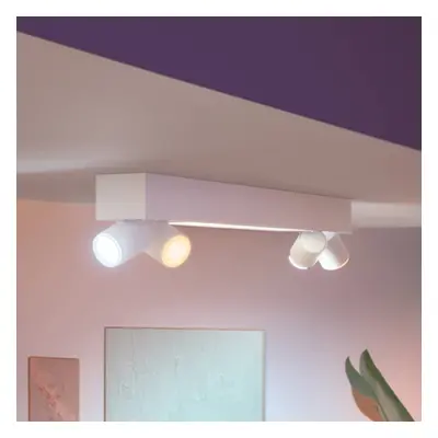 Philips Hue Stropní reflektor Philips Hue Centris LED, bílý, 4 světla, RGB CCT