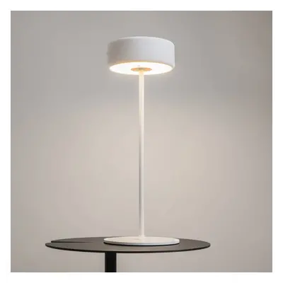 Maytoni Dobíjecí stolní lampa Maytoni LED AI Collaboration, hliník, bílá