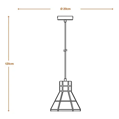 LEDVANCE Závěsné svítidlo LEDVANCE Concrete Bim, beton, tmavě šedá barva