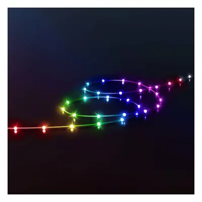 twinkly LED řetěz Twinkly Dots RGB, černý, IP44, 10 m