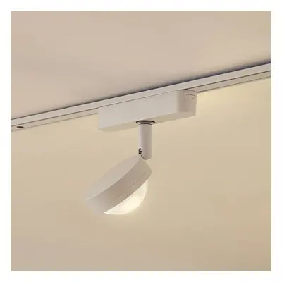 Lindby Lindby LED reflektor 48 V Lumaro, bílý, Ø 7,3 cm, hliník, stmívatelný