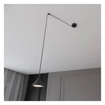 EMIBIG LIGHTING Závěsné svítidlo Elit Spider, černá barva, kov, zavěšení 200 cm