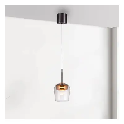 Q-Smart-Home Paul Neuhaus Smart LED závěsná lampa Q-Kon měděné barvy Ø 21 cm