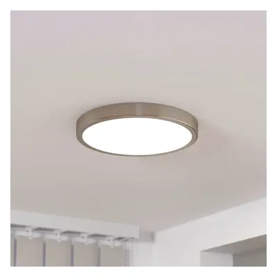 EGLO LED panel pro povrchovou montáž Fueva 5 IP20 830 nikl Ø28,5cm