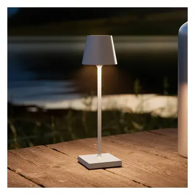 Sigor Nuindie kapesní LED dobíjecí stolní lampa, šedá, IP54, stmívatelná