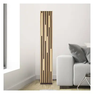 Q-Smart-Home Paul Neuhaus Smart LED stojací lampa Q-Acoustic wood výška 162 cm