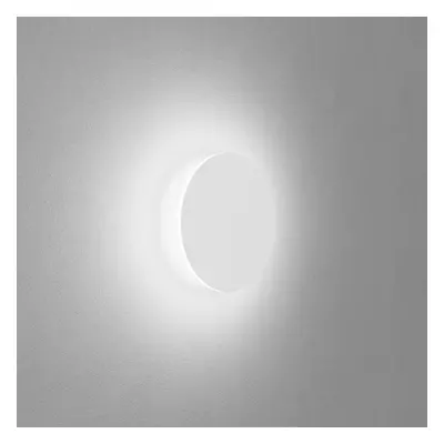 Egger Licht Egger DLS LED nástěnné svítidlo Orbit, bílé, Ø 25 cm, hliník, 2 700 K