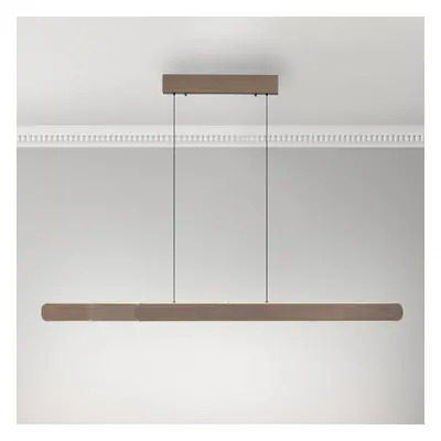 Paul Neuhaus Paul Neuhaus Závěsná LED lampa Adriana, hnědá, délka 160 cm