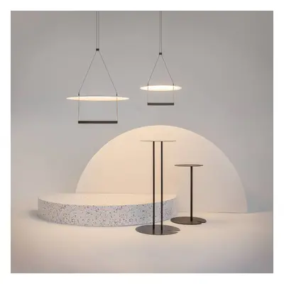 Maytoni Závěsné svítidlo Maytoni Ambience LED, Ø 60 cm, černá / bílá