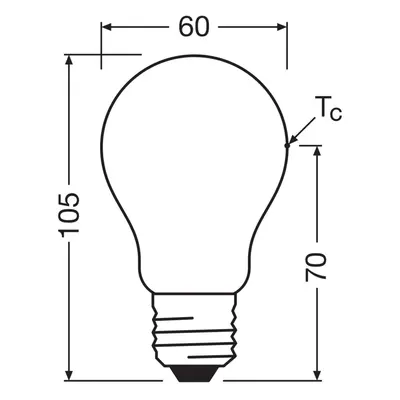 OSRAM OSRAM LED žárovka E27 2,2W matná 4000K 470lm 2 ks