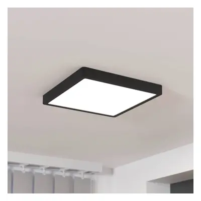 EGLO LED panel pro povrchovou montáž Fueva5 IP20 830 černý 28,5x28,5cm