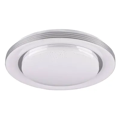 Reality Leuchten LED stropní svítidlo Atria, Ø 48 cm, bílé, plast, CCT