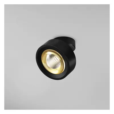 Egger Licht Egger DLS LED reflektor Clippo Optic, černá/zlatá, Ø 12 cm, DTW