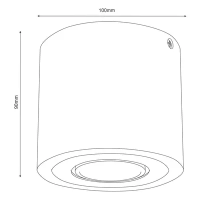 Envostar Envostar Ernest downlight GU10 ze dřeva, kulatý