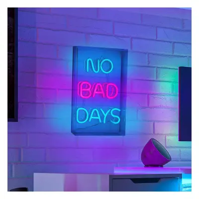 Näve Nástěnné svítidlo LED No Bad Days, čiré, 30x18 cm plast USB RGB