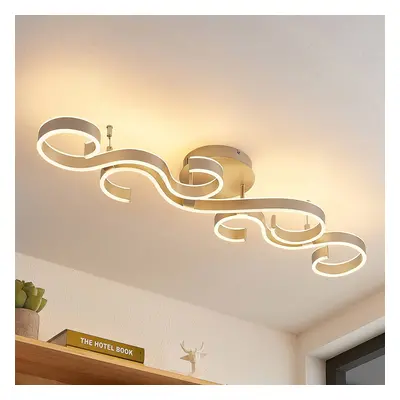 Lucande Lucande Admira LED stropní světlo, 101 cm nikl