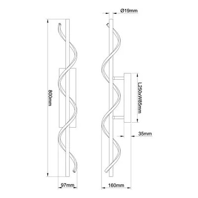 Brilliant Stropní svítidlo LED Eunice, délka 80 cm, černá, kov