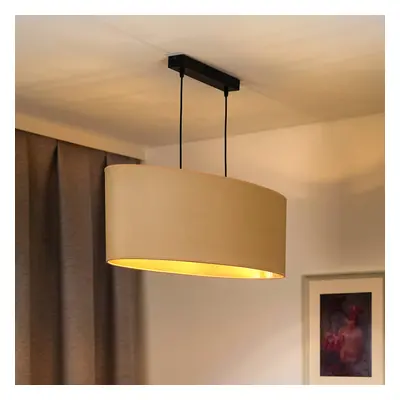 Envostar Envostar závěsné svítidlo Idun light beige 80 cm přírodní materiál vegan