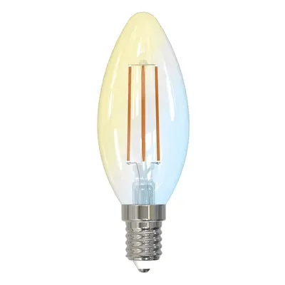 LUUMR Luumr Smart LED, C35, čirá, E14, Philips Hue