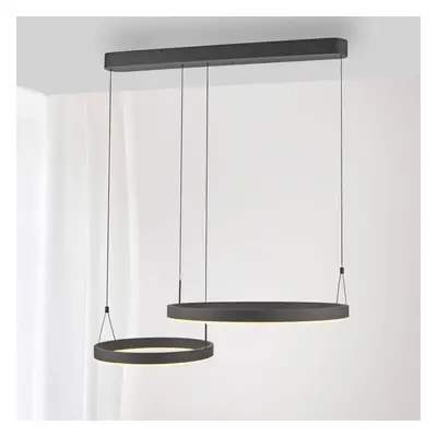 Paul Neuhaus Paul Neuhaus Esko LED závěsná lampa, černá, délka 90 cm