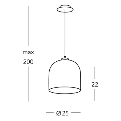 austrolux KOLARZ Chalet závěsná lampa, Ø 25 cm, bílá/hnědá, sklo/dřevo