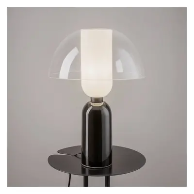 Maytoni Stolní lampa Maytoni Memory, černá, výška 42 cm, keramika