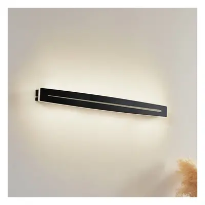 Lindby Lindby LED stropní svítidlo Benario, černé, hliník, 80 cm